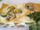 Ricetta Lasagne con zucchine, funghi e prosciutto crudo