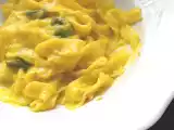 Ricetta Pasta con asparagi, raschera e zafferano