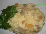 Ricetta Risotto in giallo salsiccia e fave
