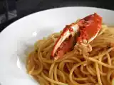 Ricetta Spaghetti al sugo di granchio reale