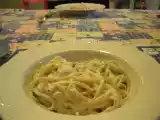 Ricetta Spaghetti alla crema di limone e semi croccanti si sesamo