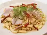 Ricetta Cavatelli con filetti di triglie, speck e finocchetto
