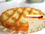 Ricetta Crostata di ricotta e confettura di visciole con frolla alle mandorle