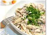 Ricetta Pennette sfilacci e rucola