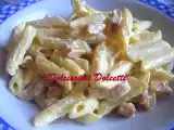 Ricetta Pennette con zafferano e pancetta