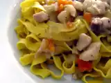 Ricetta Tagliatelle al ragu' di coniglio