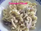 Ricetta Gramigna con patate e funghi