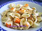Ricetta Orecchiette con vongole e surimi