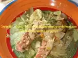 Ricetta Trancio di salmone con vinaigrette al pompelmo rosa