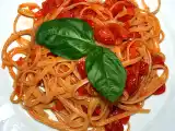 Ricetta Trenette al pomodoro fresco con profumo di basilico