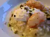 Ricetta Risotto con scampi, burrata e capperi