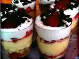 Ricetta Bicchieri golosi con doppia crema e frutta