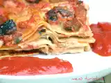 Ricetta Lasagne con crema di melanzane e caprino