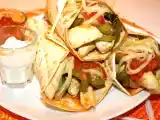 Ricetta Fajitas con pollo e verdure