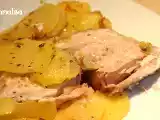 Ricetta Tranci di tonno con patate e cipolle