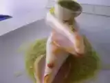 Ricetta Calamari ripieni grigliati su crema di piselli e premio