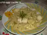 Ricetta Farfalle con pesce spada e peperoncini dolci