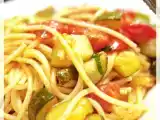 Ricetta Spaghetti zucchine, pomodorini e bottarga