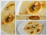 Ricetta Ravioli aperti con cozze e cavolfiore piccante