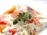 Ricetta Lasagne di pane carasau con pomodorini, ricotta alle erbe e pecorino