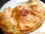 Ricetta Calzone sfogliato con ricotta, fagiolini, mortadella profumato al basilico