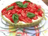 Ricetta Crostata al profumo di pesto con pomodori misti