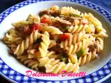 Ricetta Pasta con tonno, pomodori e peperoni