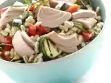 Ricetta Orzo in insalata con tonno e verdure grigliate
