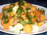 Ricetta Insalata mista con tonno e cantalupo