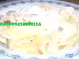 Ricetta Penne con crema di gamberetti e speck