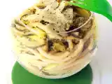 Ricetta Spaghetti alla chitarra zucchine e limone