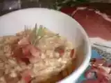 Ricetta Risotto speck e rosmarino