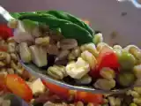 Ricetta Insalata di farro, pomodori e piselli