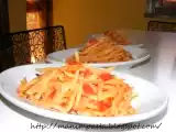 Ricetta Trofie al sugo di pomodoro fresco piccante
