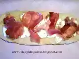 Ricetta Lingue di pizza con formaggio e speck