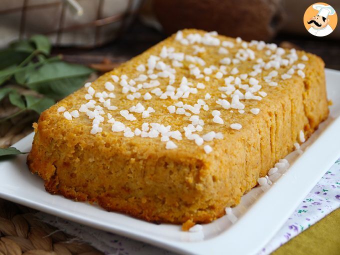 Torta di zucca e cocco