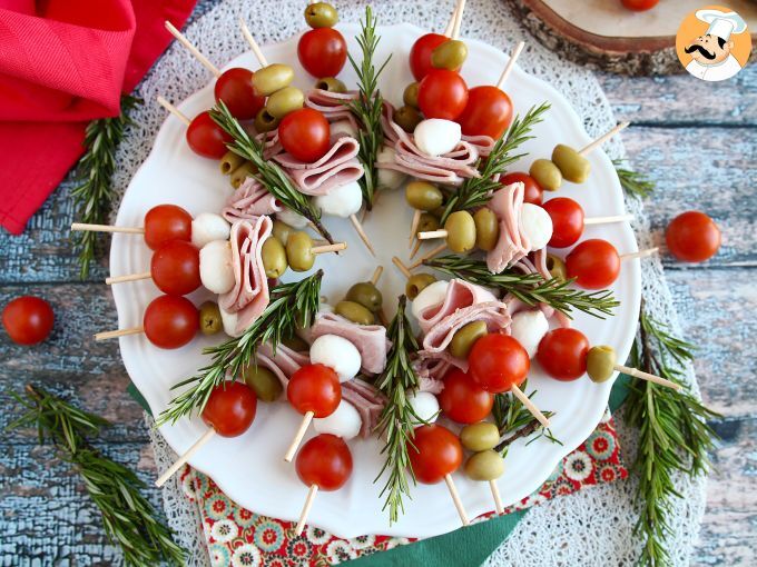 Ghirlanda aperitivo per le feste di natale