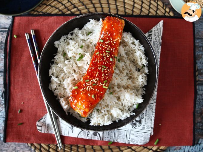 Salmone alla coreana con salsa gochujang, pronto in 10 minuti!