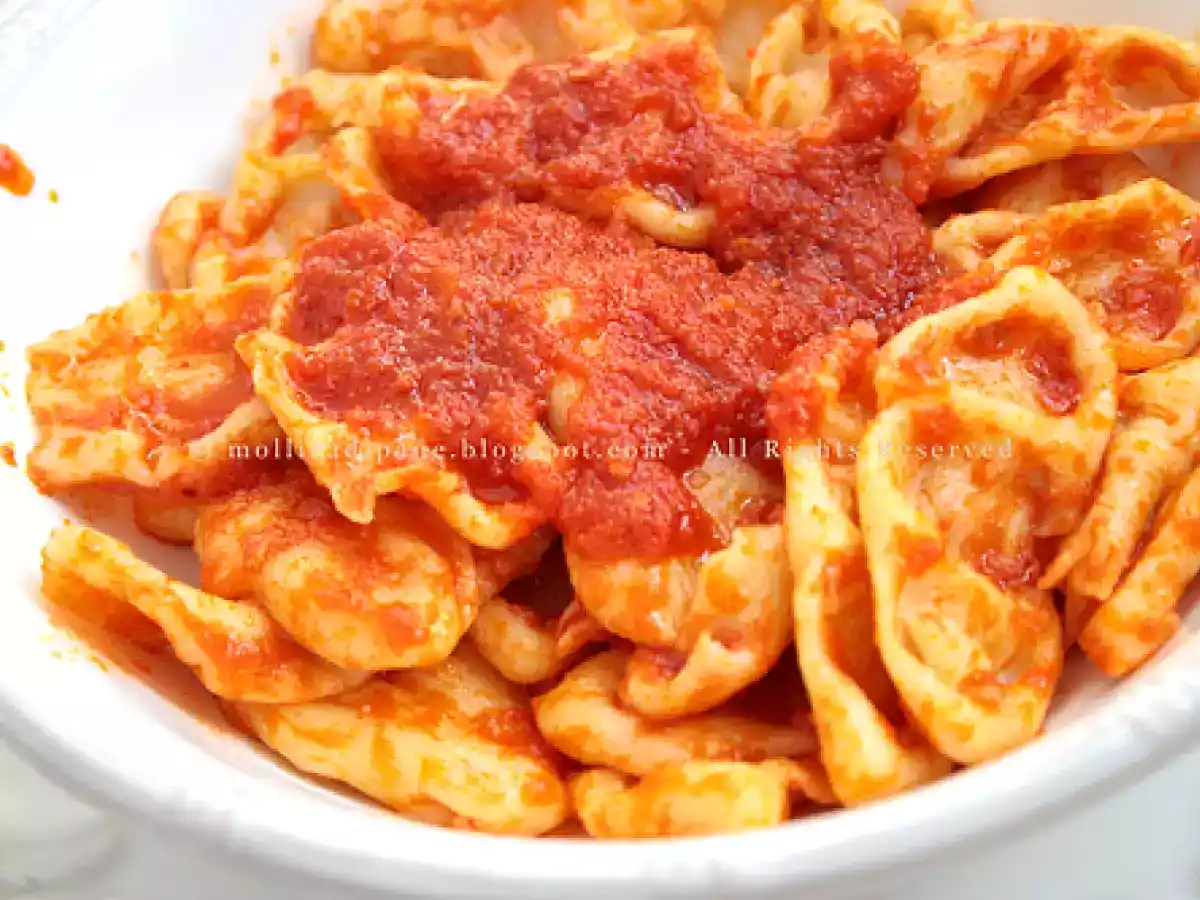 Ricetta Strascinati al ragù di salsiccia