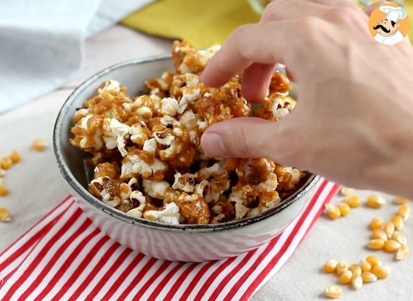 Popcorn al caramello - Ricetta Petitchef