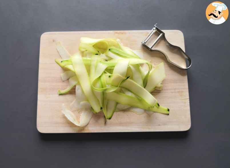 CARPACCIO DI ZUCCHINE CRUDE E MARINATE.FACILISSIME! 