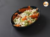 Tappa 6 - Insalata con feta, cetrioli e carote