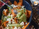 Tappa 7 - Insalata con feta, cetrioli e carote