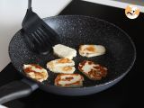 Tappa 4 - Halloumi piastrato con miele e rosmarino