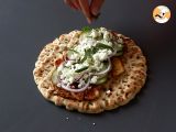 Tappa 9 - Gyros di halloumi, la versione vegetariana del sandwich greco!