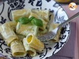 Tappa 7 - Pasta con crema di ricotta e basilico