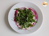 Tappa 7 - Rotolini di crepes alla barbabietola con ricotta e rucola