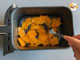 Tappa 5 - Chips di zucca in friggitrice ad aria: leggere e gustose