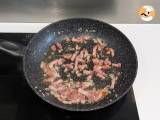 Tappa 2 - Pasta con pancetta: facile, economica e cremosa