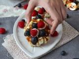 Tappa 7 - Waffle con frutta, cioccolato e crema al mascarpone